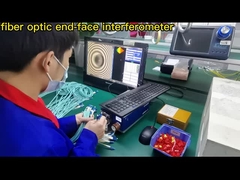 20X Microscoop van de vezel de Optische Inspectie, Optische Vezelmicroscoop met Videovertoning