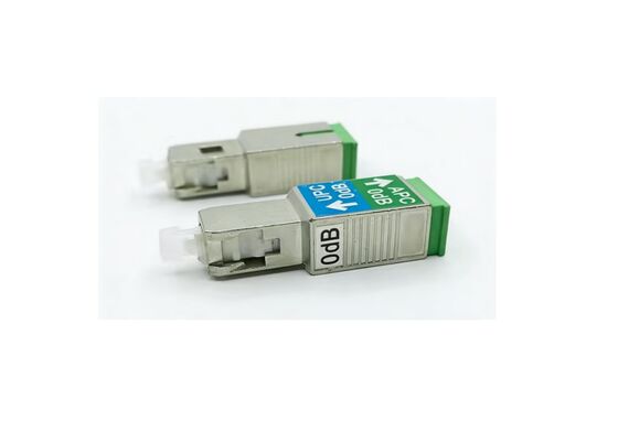 Kwaliteit  SC APC Fixed Variable Fiber Optic Attenuator Strong Tensile Resistance For GPON Network fabriek