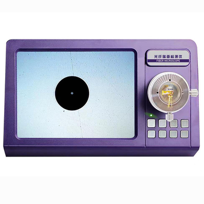 Flardkoord die Endface-tot Vezel maken Optische Microscoop 200X 400X het 8 Duimscherm