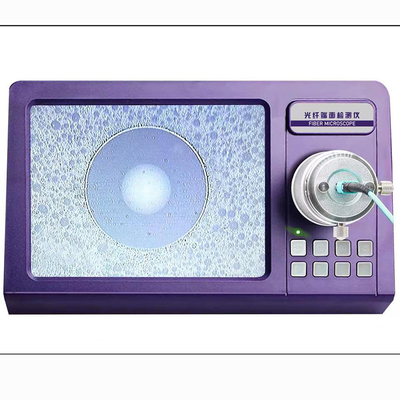Flardkoord die Endface-tot Vezel maken Optische Microscoop 200X 400X het 8 Duimscherm