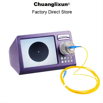 Behoorlijke werking Purple Fiber Inspection Microscope met 8" FTF 800*600PIX Display