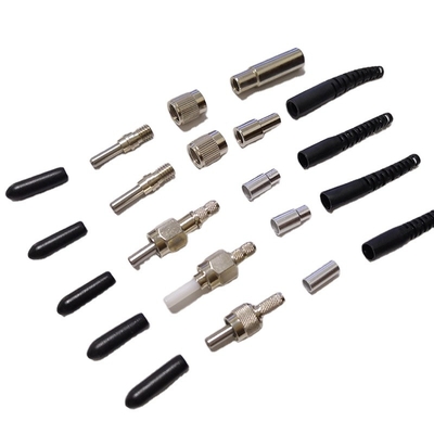 SMA 905 Glasvezelconnector Metalen schroef/adapter voor 200um 300um 400um 600um pleistersnoer