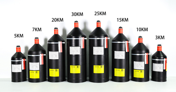 FPV Invisible 10KM 15Km Glasvezel Canister ultra betrouwbaar Glasvezel spoel 3 km met lucht eenheid en grond zijde eenheid