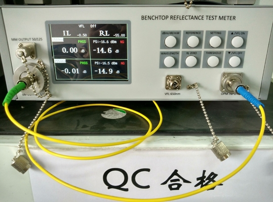 Optische vezelapparatuur Optische vezelinsert- en terugverliestoetser IL&RL-teststation en Rl Il-tester