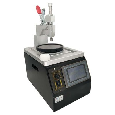 Hoogwaardige glasvezelpolijstmachine met instelbare snelheid 0-150RPM Precisie polijsten ±0,005mm en 127mm polijstschijf
