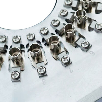 Verhardingsmateriaal van roestvrij staal S136 voor het polijsten van vezels voor ST-connectoren met 24 connectoren in één cyclus en invoegverlies ≤ 0,20 dB