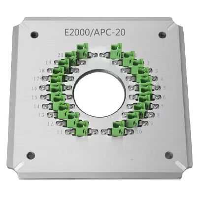 E2000/APC20 Port-optische glasvezelpoetsinstallatie voor FTTH-gebruik met S136-constructie van roestvrij staal