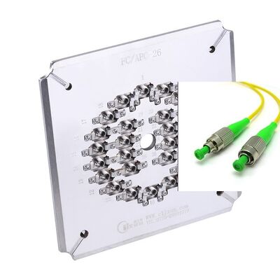 Roestvrij staal 26 Port FC APC Polierapparaat voor hoog efficiënt glasvezelpolieren