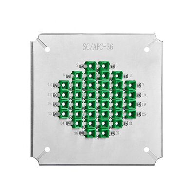 36 Posities Glasvezelpoetsmachine met gehard roestvrij staal S2316 voor APC Terugverlies ≥ 60 dB