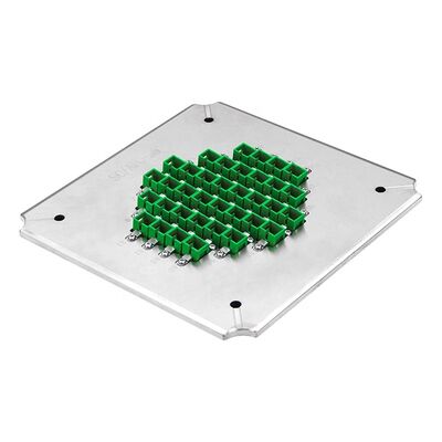 36 Posities Glasvezelpoetsmachine met gehard roestvrij staal S2316 voor APC Terugverlies ≥ 60 dB