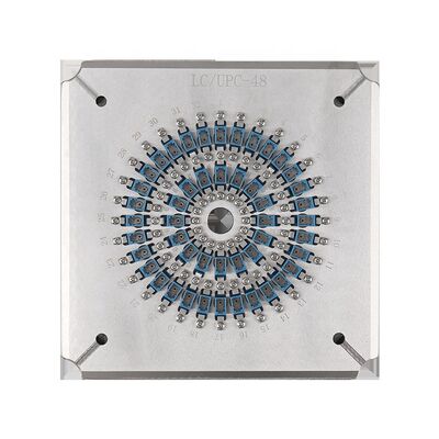 48-poort LC PC glasvezelpoetsmachine met gehard roestvrij staal voor hoog efficiënt slijpen