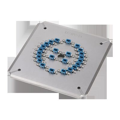 Universele LC APC 24-positiepoetsinstallatie met roestvrij staal S136 voor hoog efficiënt glasvezelpoeling