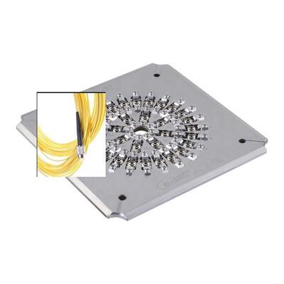 32 Ports FC PC Glasvezel Connector Polijst Fixture met geharde roestvrij staal S136 en IPC structuur