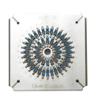 48-poort LC PC glasvezelpoetsarmature met hoge sterkte roestvrij staal S136 en invoegverlies ≤0,20dB