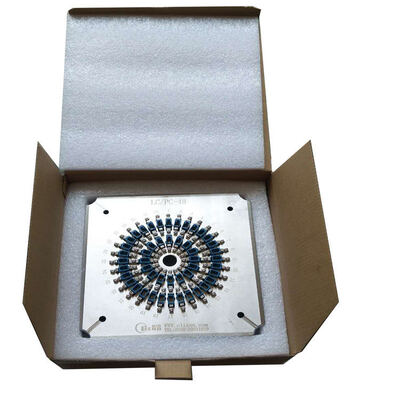 48-poort LC PC glasvezelpoetsarmature met hoge sterkte roestvrij staal S136 en invoegverlies ≤0,20dB