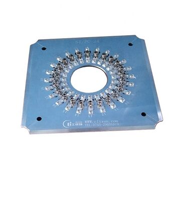 ST Fiber optic 24/32 Connector Polishing Fixture met gehard roestvrij staal S136 voor een hoog rendement en invoegverlies ≤0,20dB