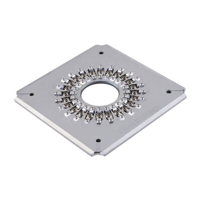 24-poort glasvezelpoetsmachine met een 2,5 mm-ferrulehouder en roestvrij staal S136