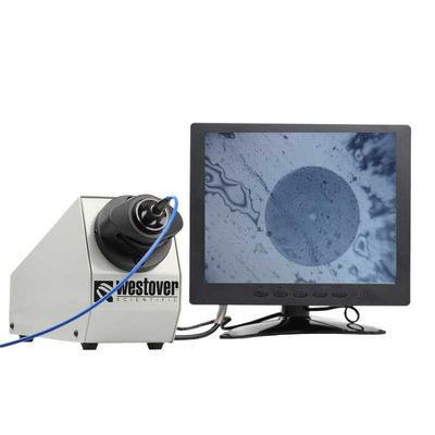 20X Microscoop van de vezel de Optische Inspectie, Optische Vezelmicroscoop met Videovertoning