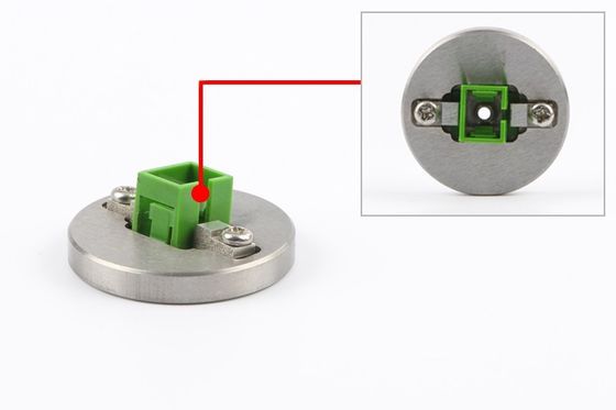 Sc-van het het Flardkoord van de Schakelaarvezel Optische Oppoetsende de Inrichtingsmetalen kap Puck Hand Use