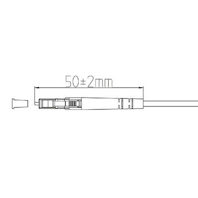 3.0mm de Naleving van het Koordschakelaars SX SM Lc Upc ROHS van het Vezelflard