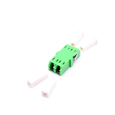 Apc van SM/MM/OM3/OM4 Lc Duplexadapter, Adapter van de Vezel de Optische Kabel met Intern Blind