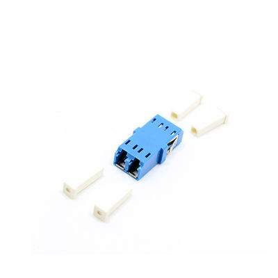 Apc van SM/MM/OM3/OM4 Lc Duplexadapter, Adapter van de Vezel de Optische Kabel met Intern Blind