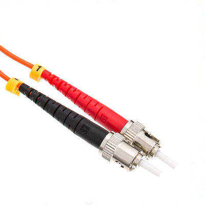 3.0mm CATV van het het Koord Optische Flard van het Vezel de Optische Flard Kabels ST ST de HEREN OM3