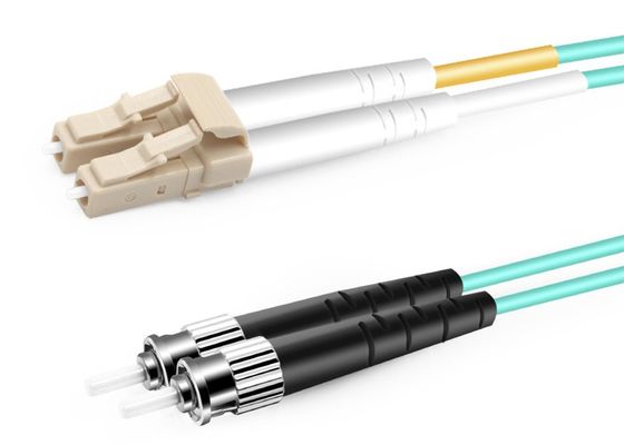 2.0mm 2m Multimode Duplexvezel Optische St aan Lc-Laag de Toevoegingsverlies van het Flardkoord OM3