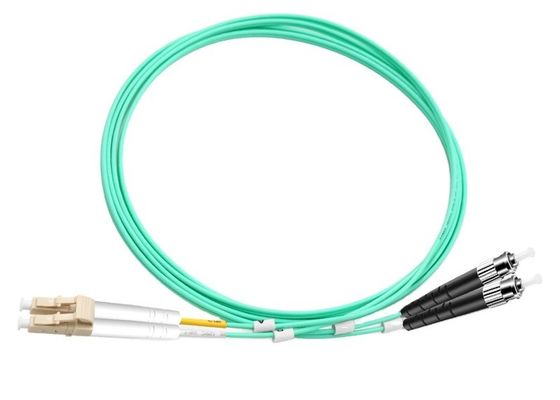2.0mm 2m Multimode Duplexvezel Optische St aan Lc-Laag de Toevoegingsverlies van het Flardkoord OM3