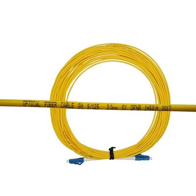 LC UPC SM van het het Koordnetwerk van het Vezel Optische Flard Kabel 0.9mm/2.0mm/3.0mm Goede Ruilbaarheid