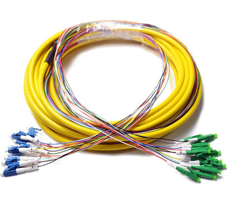 13m het Lc aan Lc Koord van het Vezelflard, het Gele Koord van het de Kabel Simplexflard van de Jasjedoorbraak