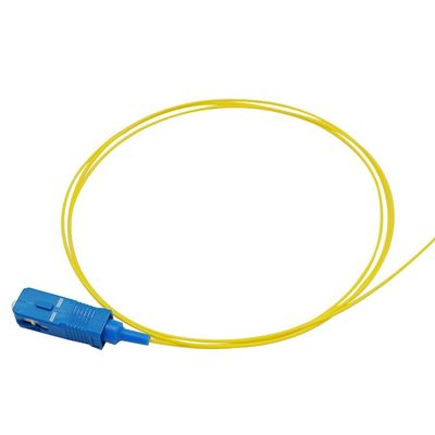 1m 0.9mm van het de Vezel Optische Flard van Pvc G652d Duplex van het Koordsc Upc de Vlechtkabel