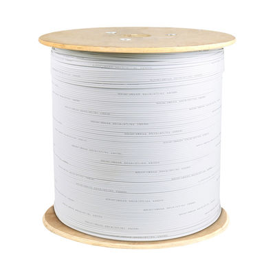 LSZH/PVC het Koordkabel 1/2/3km van het vezel Optische Flard de Dalingskabel van Ftth van de Triplextrommel
