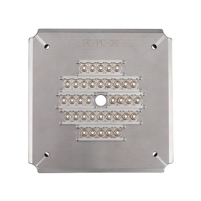 High Density Fiber Optic Polishing Jig, 36 Ports FC APC Connector Polishing Holder