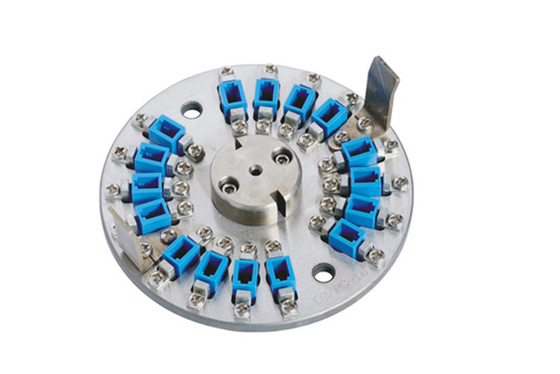 Oppoetsende het Kaliberronde van de vezel Optische LC Metalen kap voor het Poetsmiddel van de Centrumdruk