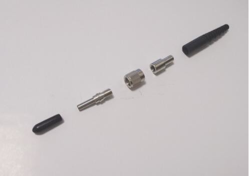 SMA905 APC van de Schakelaarspc UPC van de vezel Optische Kabel Poolse Metaalmetalen kap