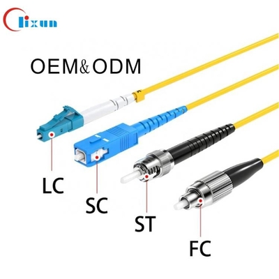 3meters 3.0mm Simplexapc van het Koordg652d Sc UPC van het Vezel Optische Flard